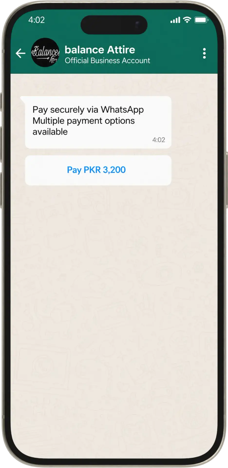 whatsapp payment assanpay